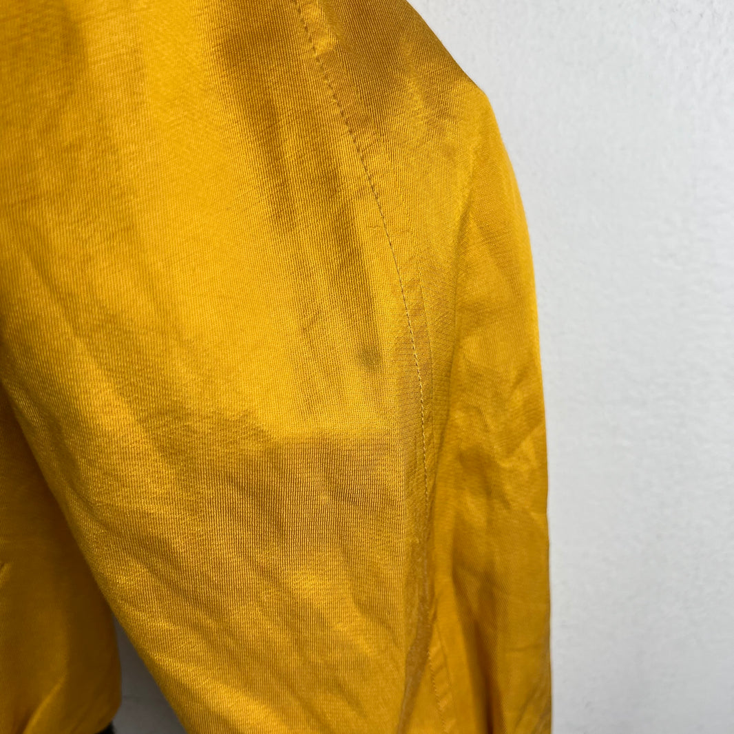 Saint Laurent Yellow Embroidered Teddy Jacket