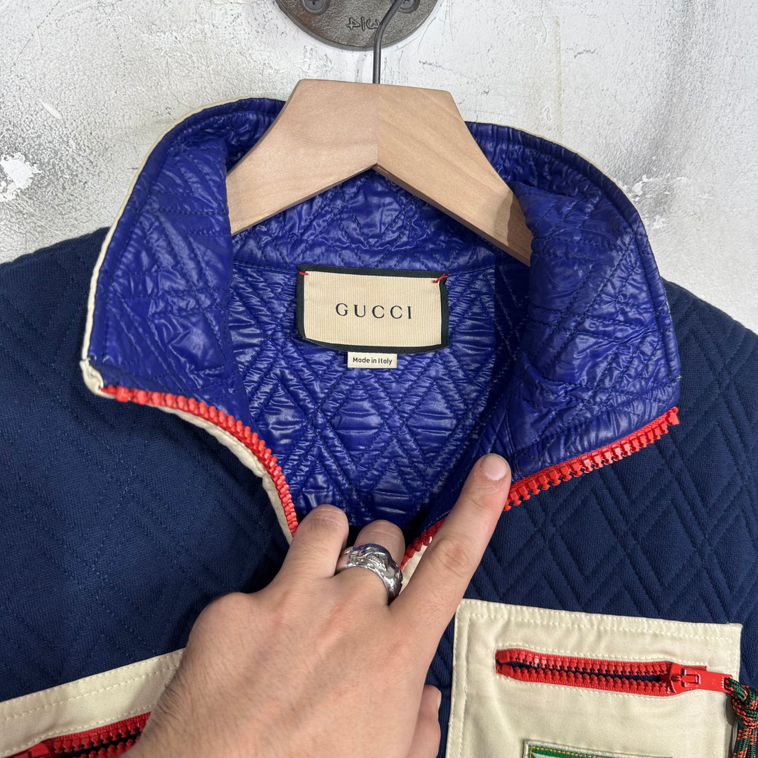 Gucci 1/4 Zip Outdoor Sweatshirt