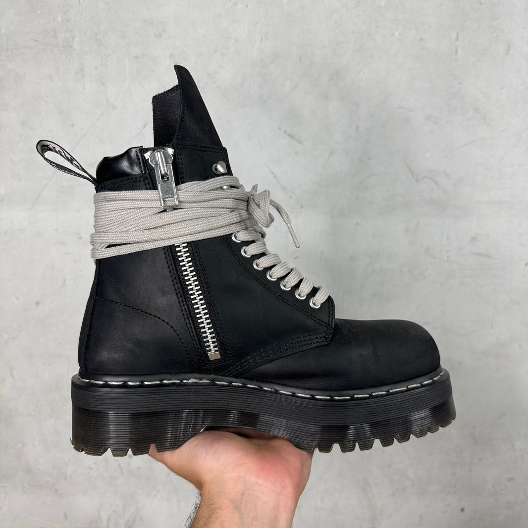 Rick Owens x Doc Martens Steel Toe Boots