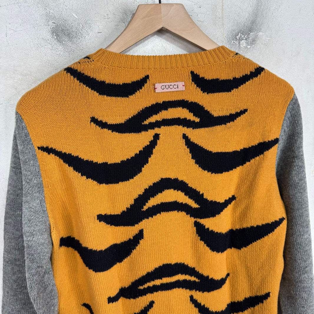 Gucci Tiger Knit Sweater