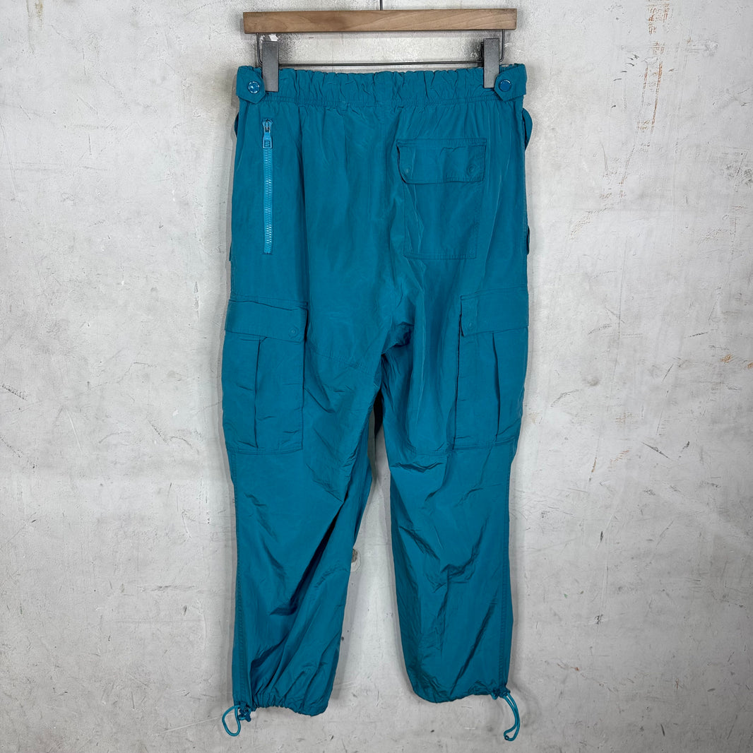 Louis Vuitton Teal Nylon Cargo Pants