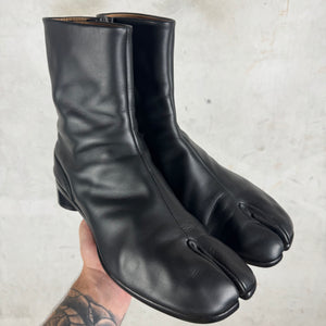 Margiela Leather Tabi Heeled Boots