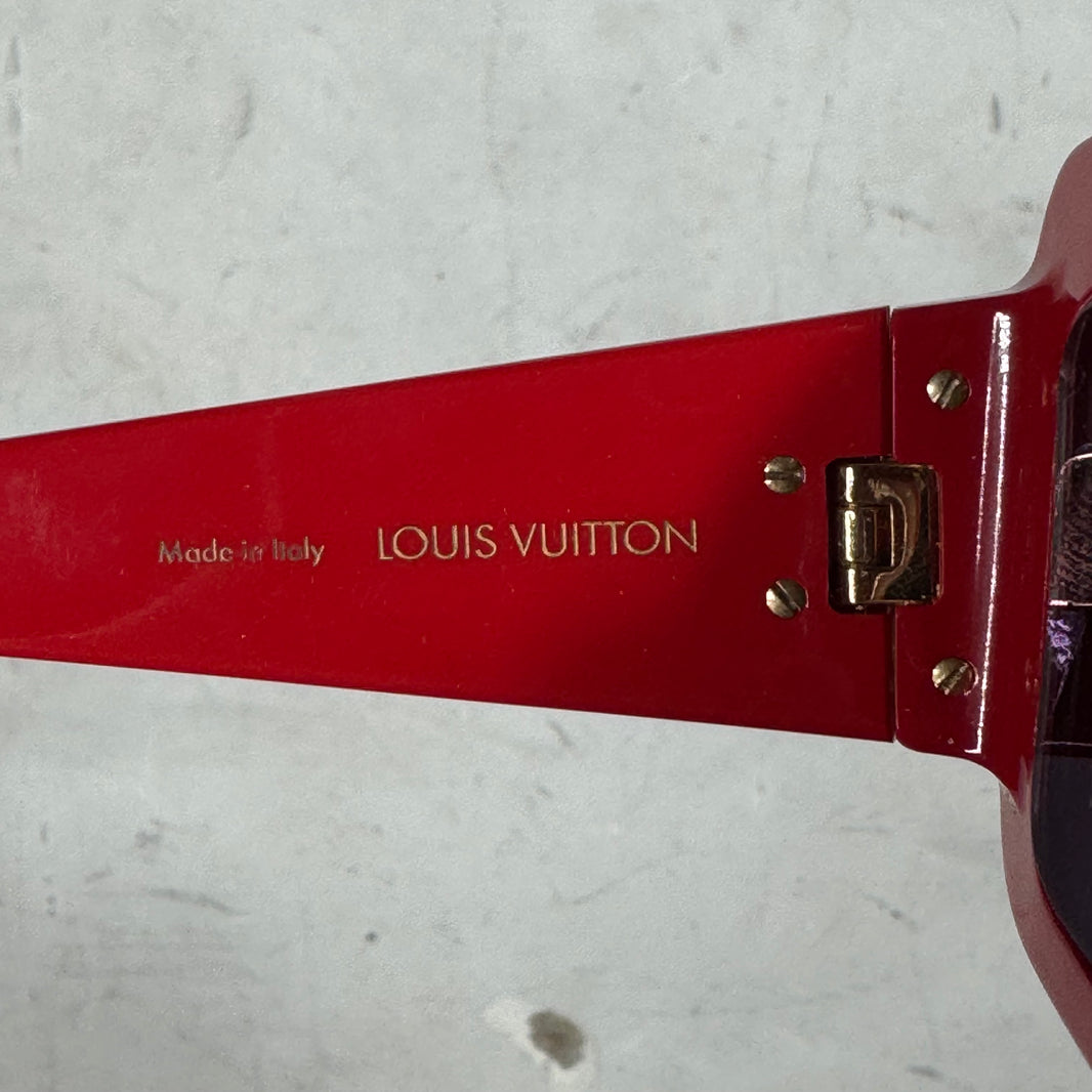 Louis Vuitton Red Zillionaire Sunglasses