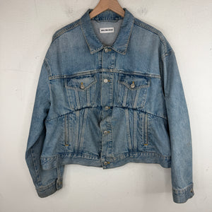Balenciaga Blue Denim Swing Jacket