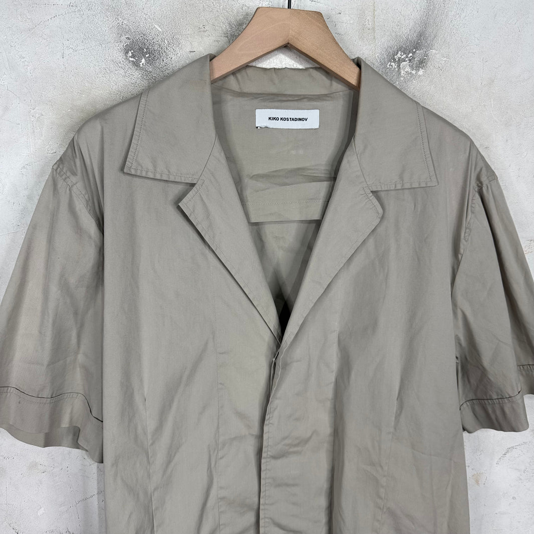 Kiko Kostadinov Beige Blazer Shirt