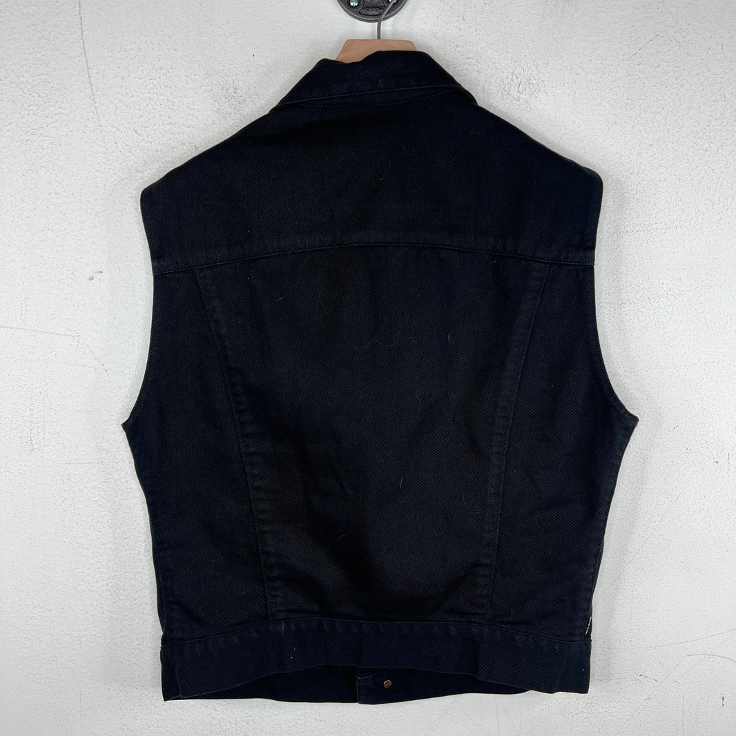 Raf Simons Denim Collared Vest