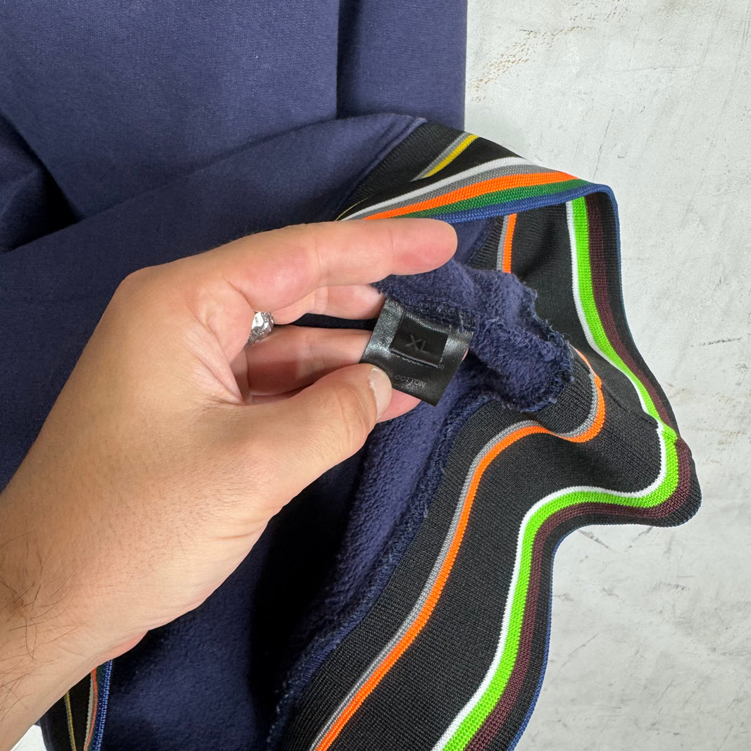 Raf Simons x Sterling Ruby Striped Cuff Crewneck