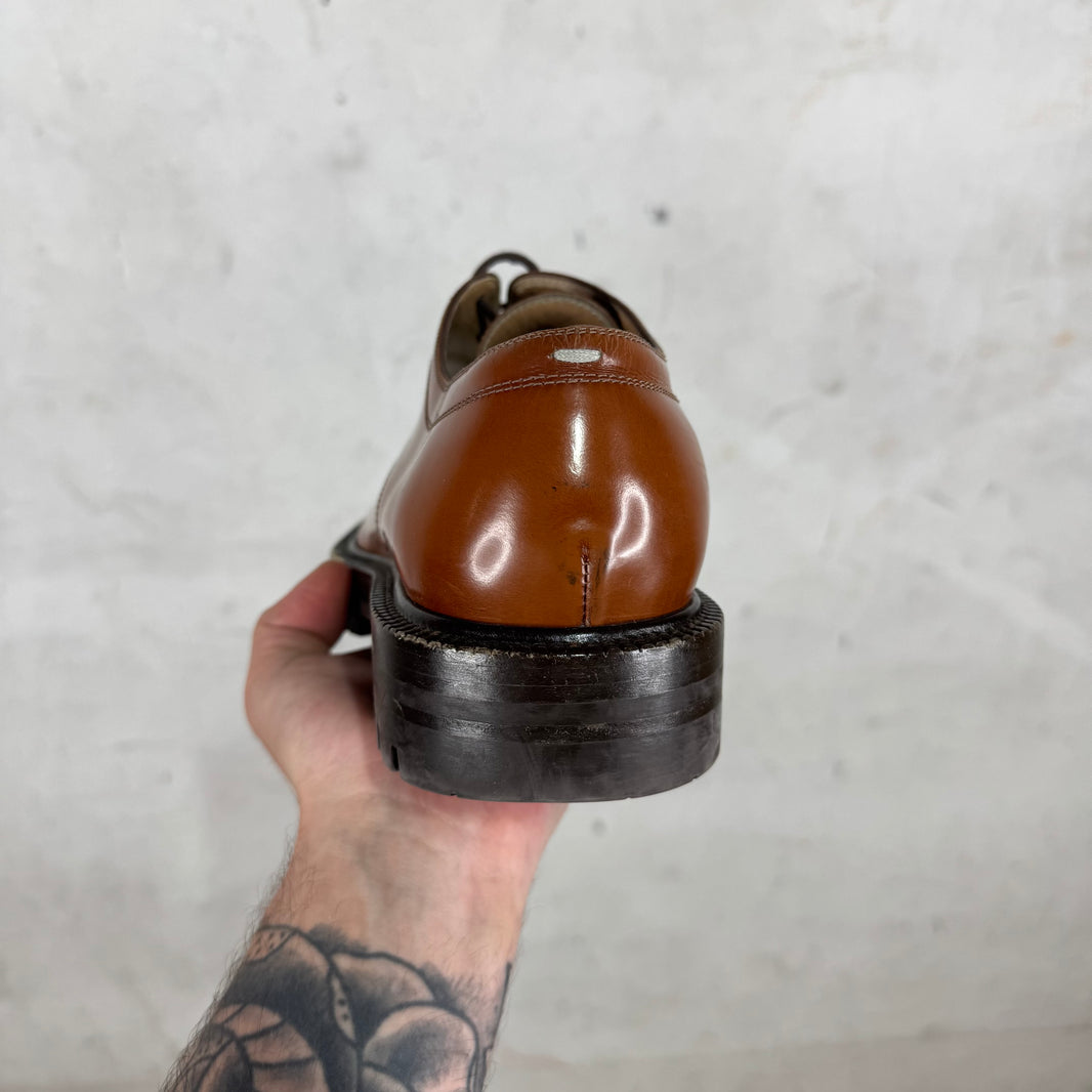 Margiela Brown Tabi Derbys