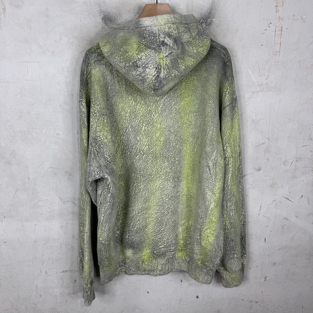 Supreme Cracked Printed Zip Hoodie
