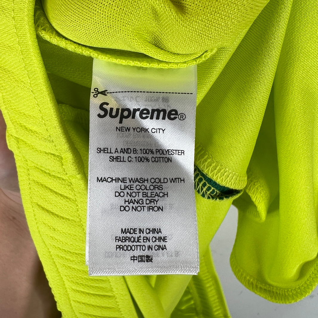Supreme Neon Green Soccer Shorts