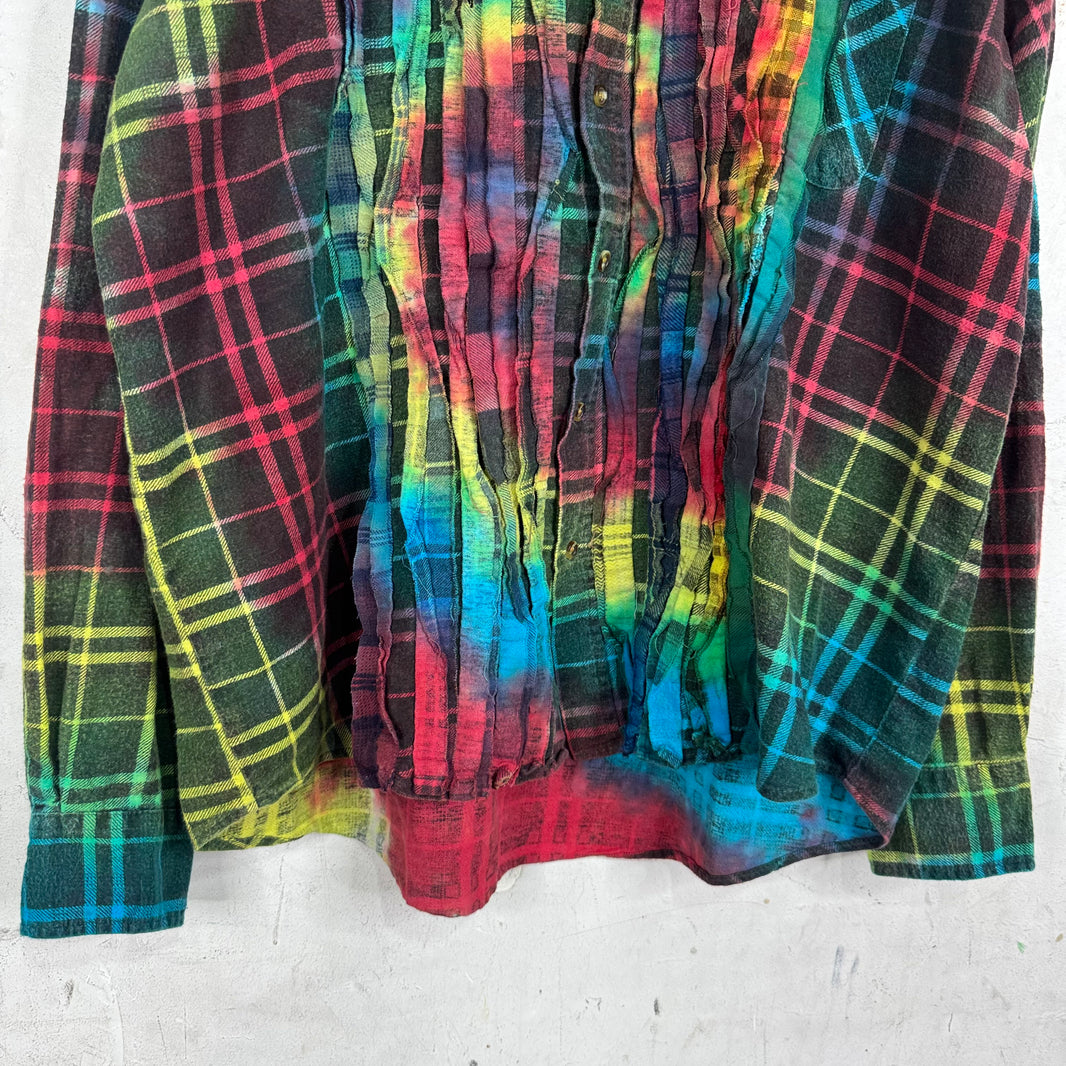 Needles Rainbow Dyed Rebuilt Flannel