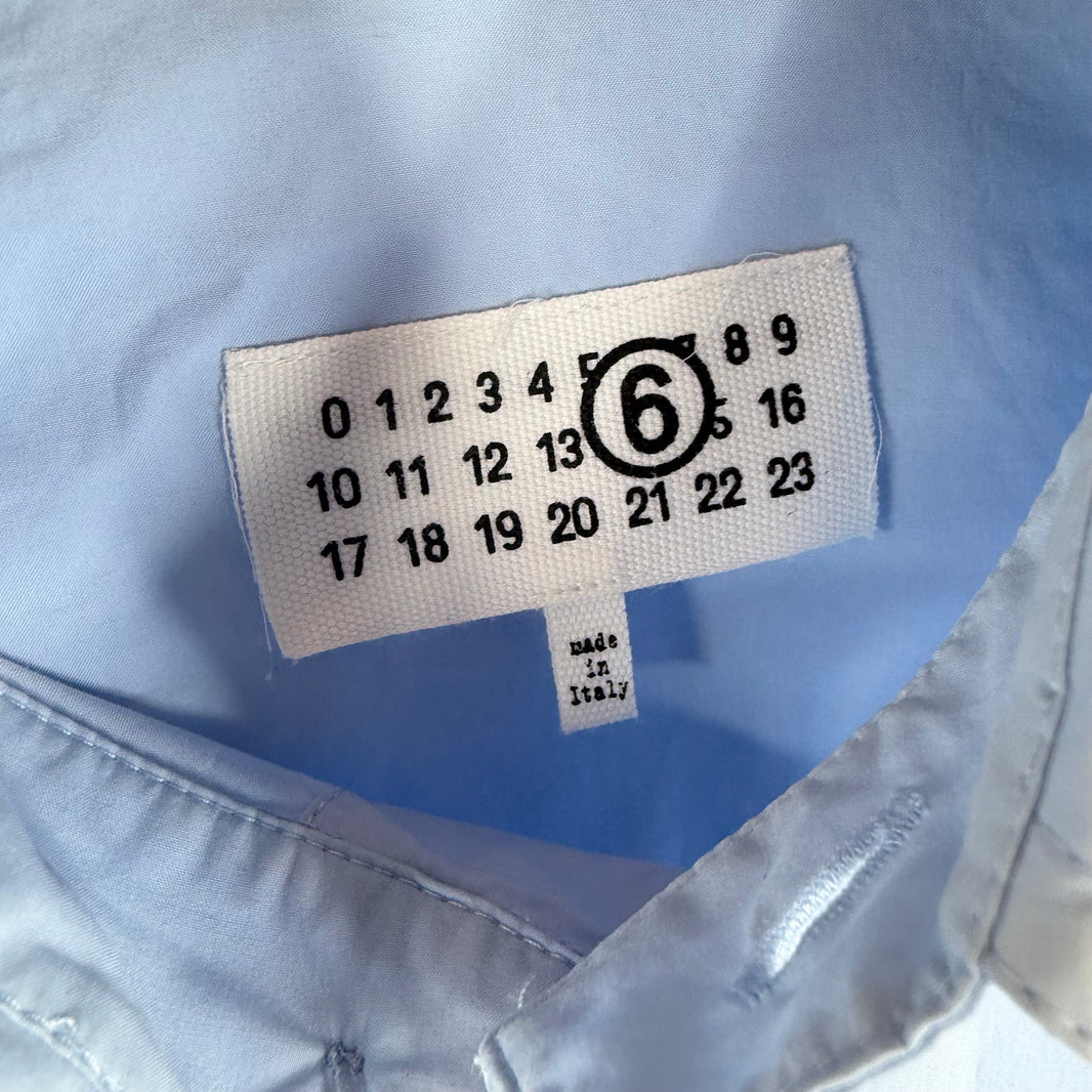 MM6 Worn Effect Button Up LS Shirt