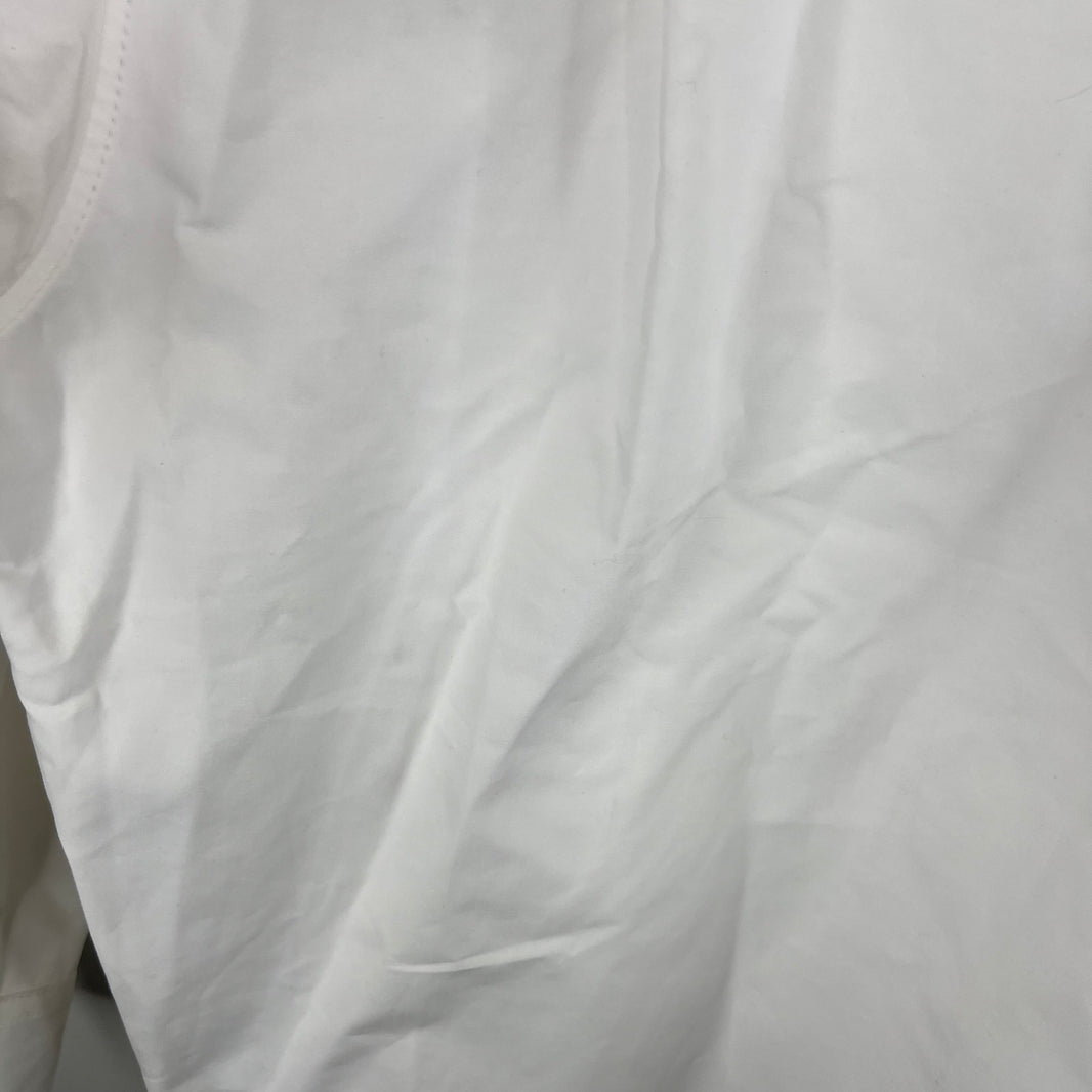 Balenciaga White Cocoon Snap Button LS Shirt