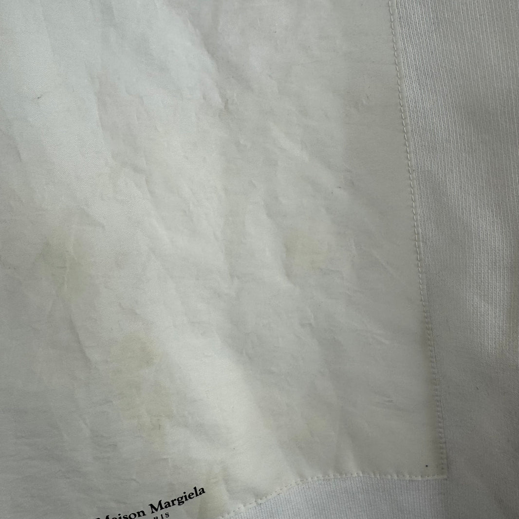 Margiela White Hybrid Crewneck