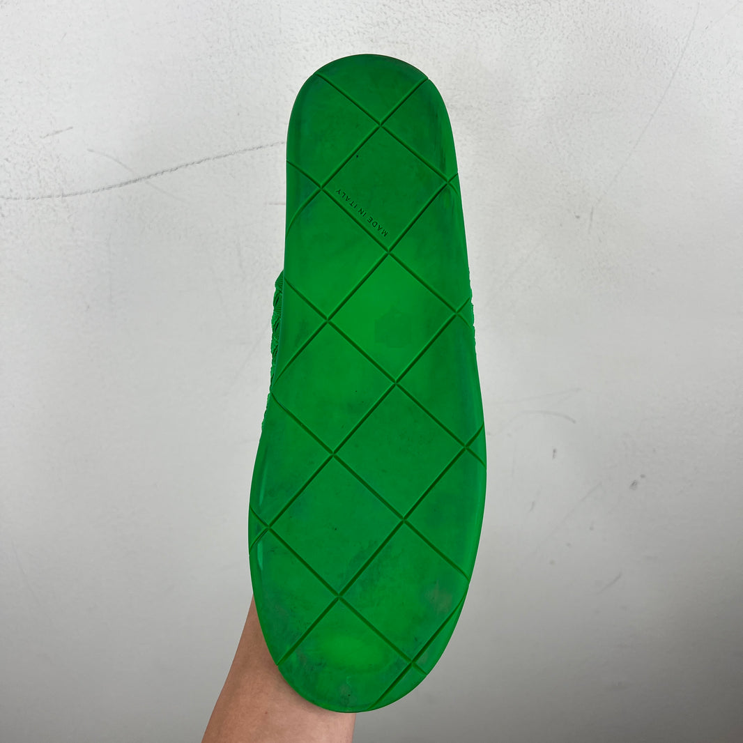 Bottega Veneta Green Plat Grass Slip On Sneakers