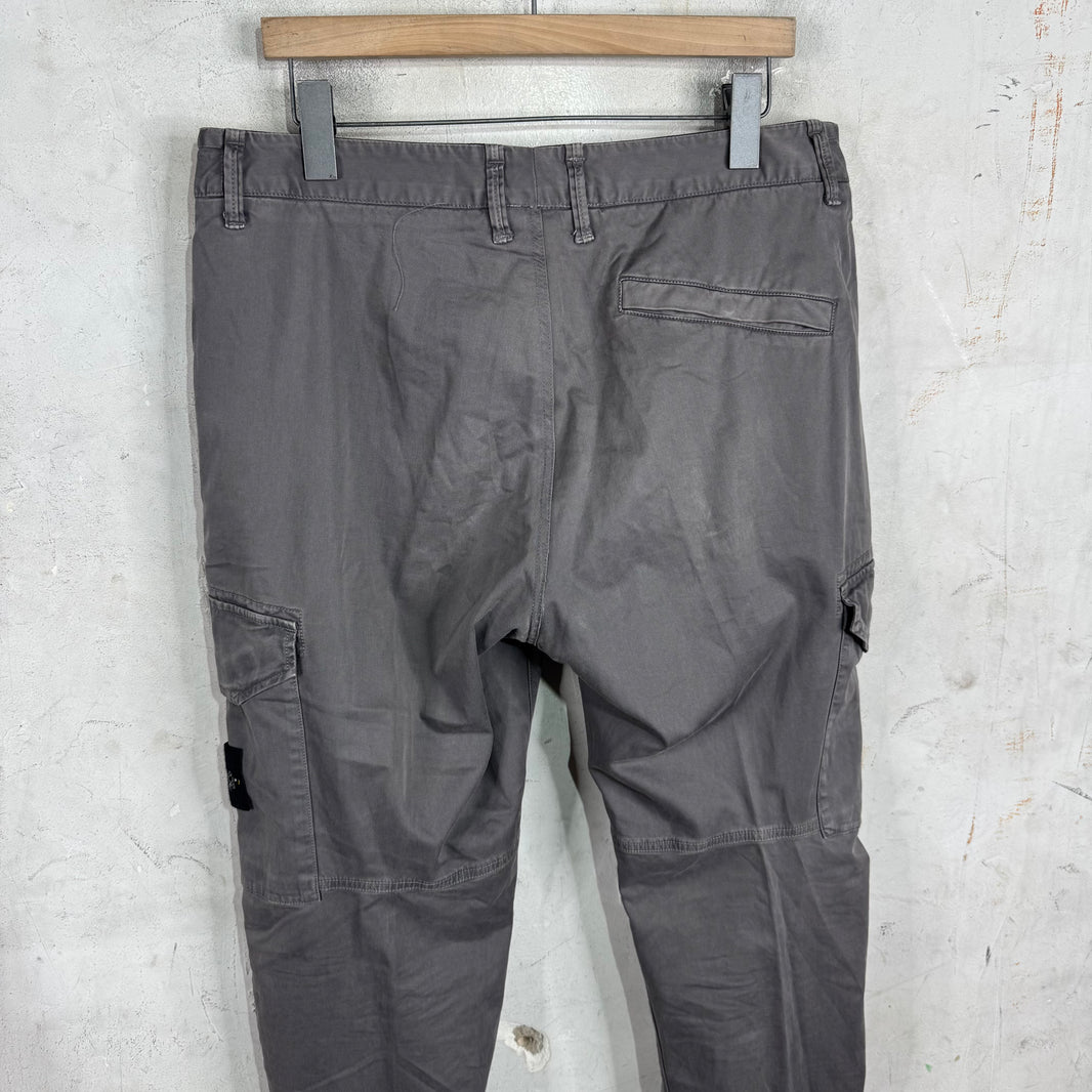 Stone Island Grey Cargo Pants