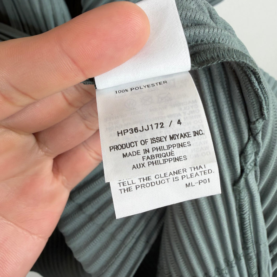 Issey Miyake Pleated Cargo Zip Shirt