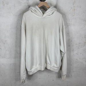 Acne Studios White Stockholm Logo Pullover Hoodie