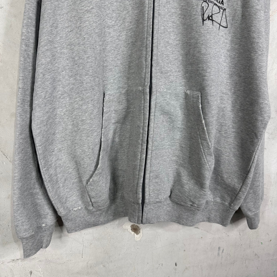 Balenciaga Rupaul Logo Zip Hoodie
