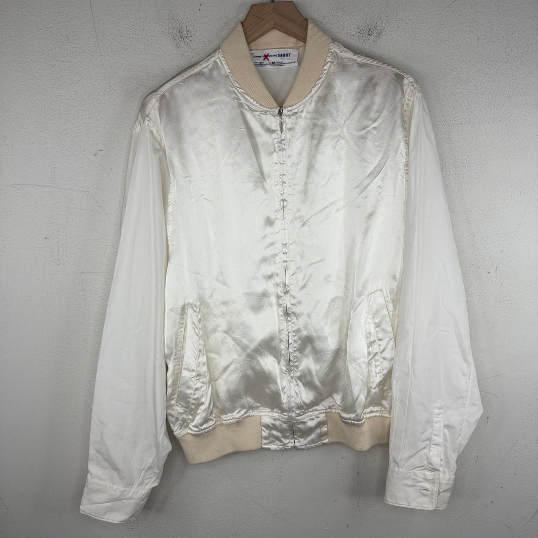 CDG Vintage Satin Bomber Jacket
