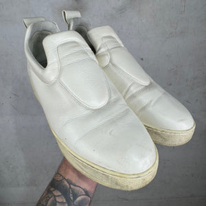 Celine White Padded Slip Sneakers