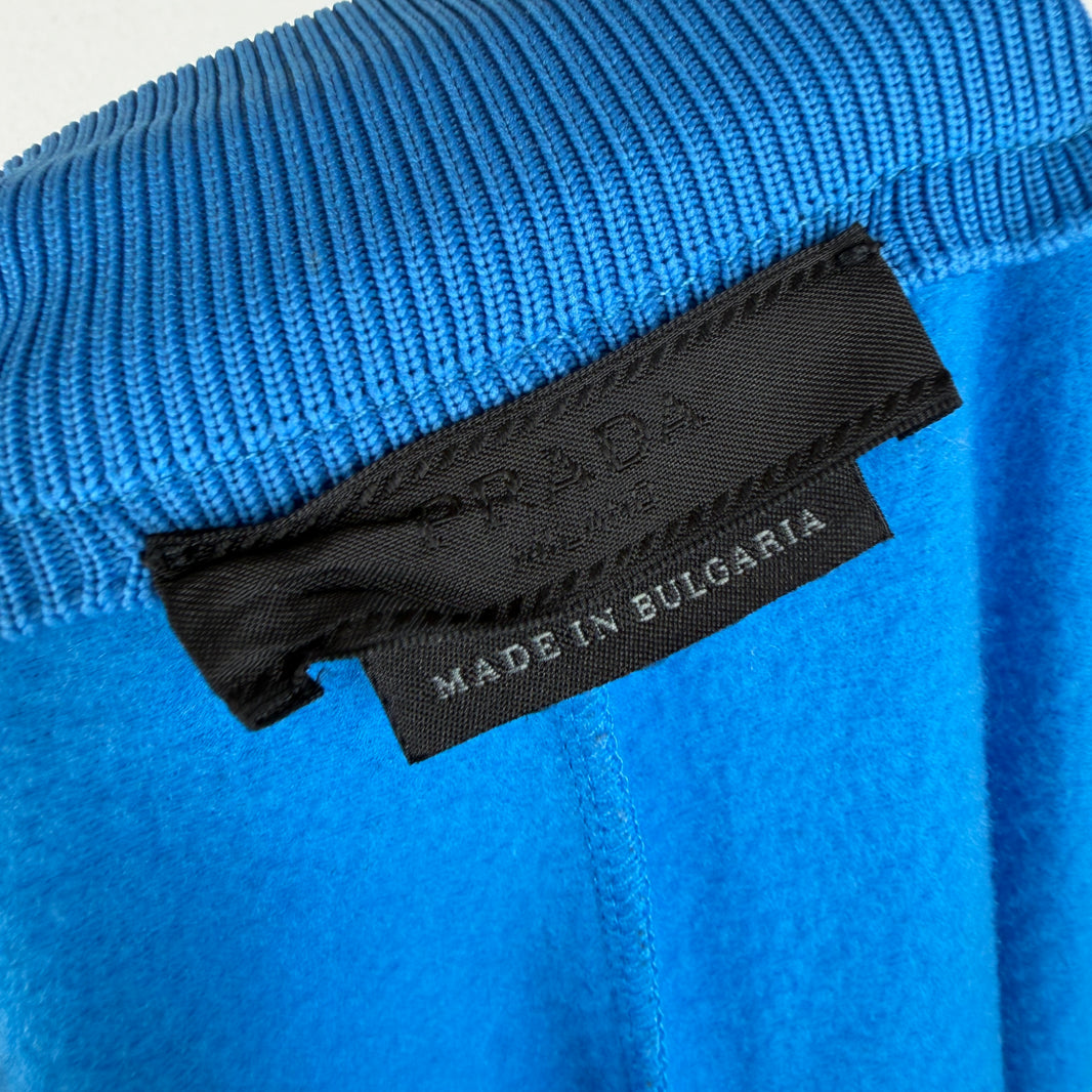 Prada Light Blue Side Stripe Track Pants