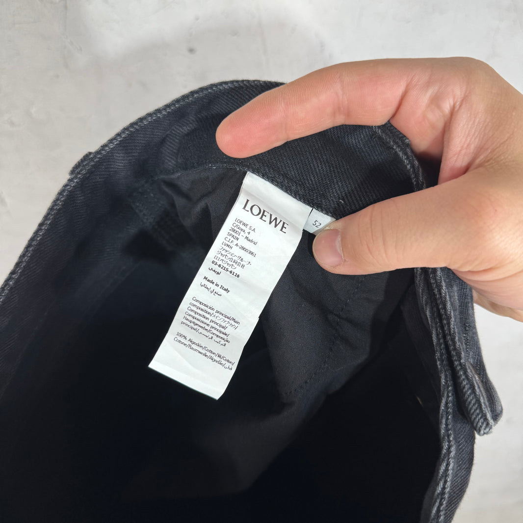 Loewe Black Anagram Jeans