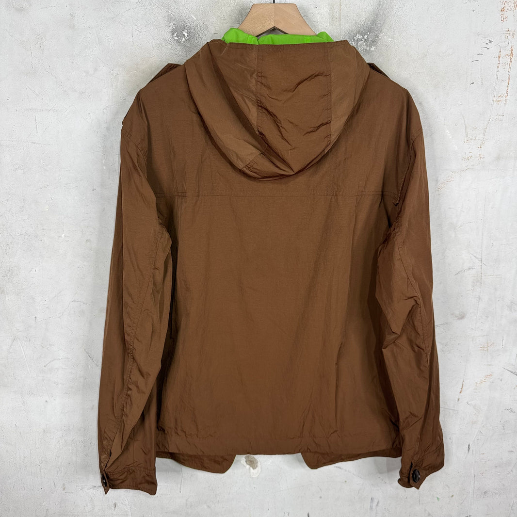 Dior Brown/Green Anorak Windbreaker