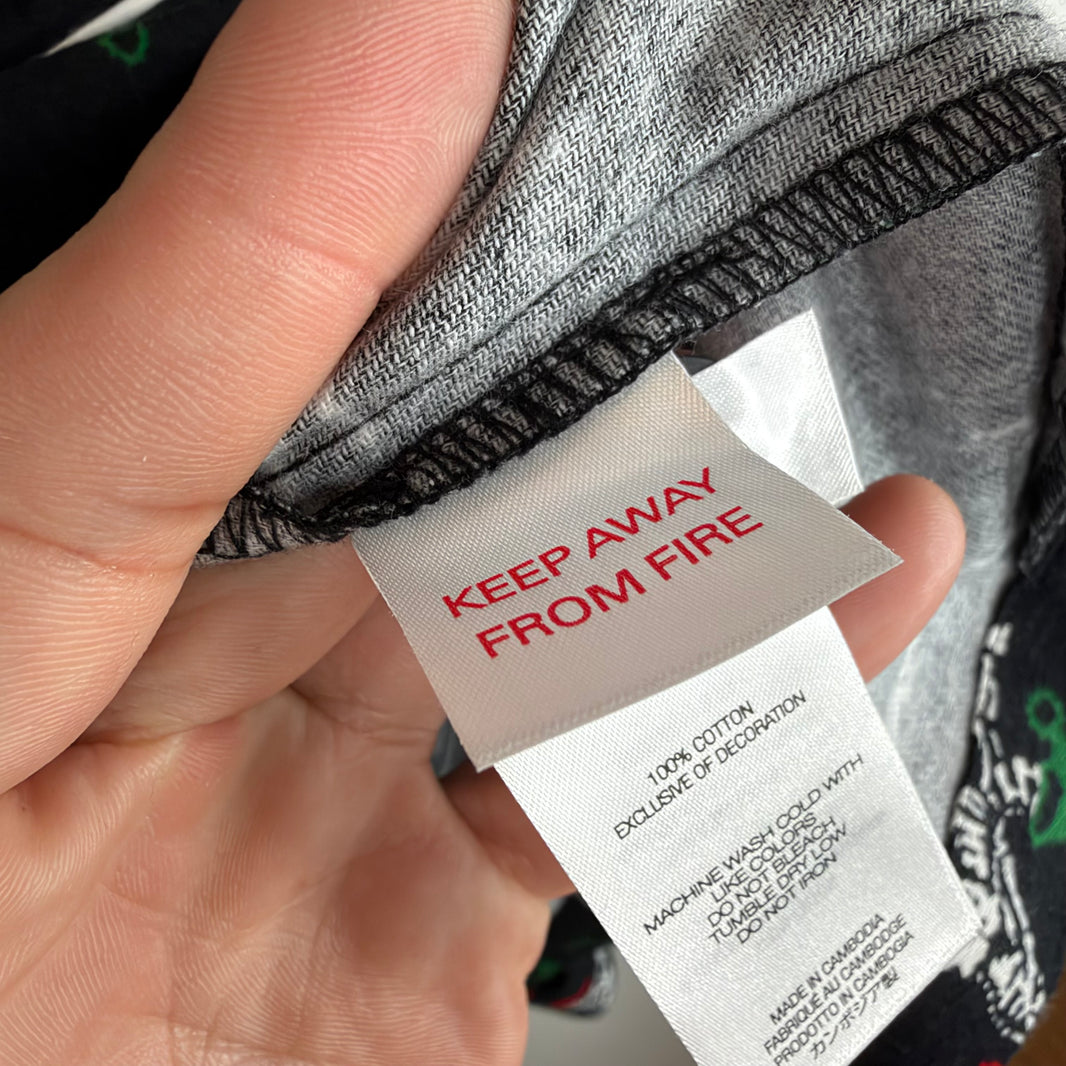 Supreme Holiday Skeleton Pajama Set