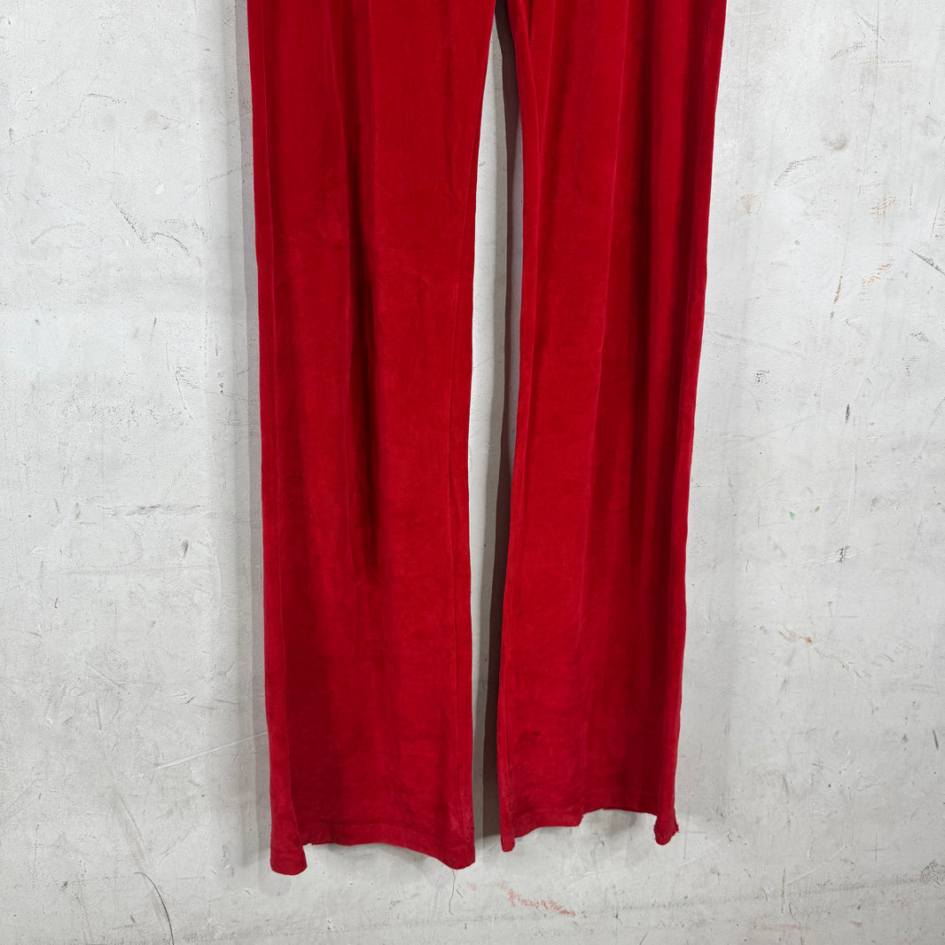 Balenciaga Velvet Distressed Sweatpants