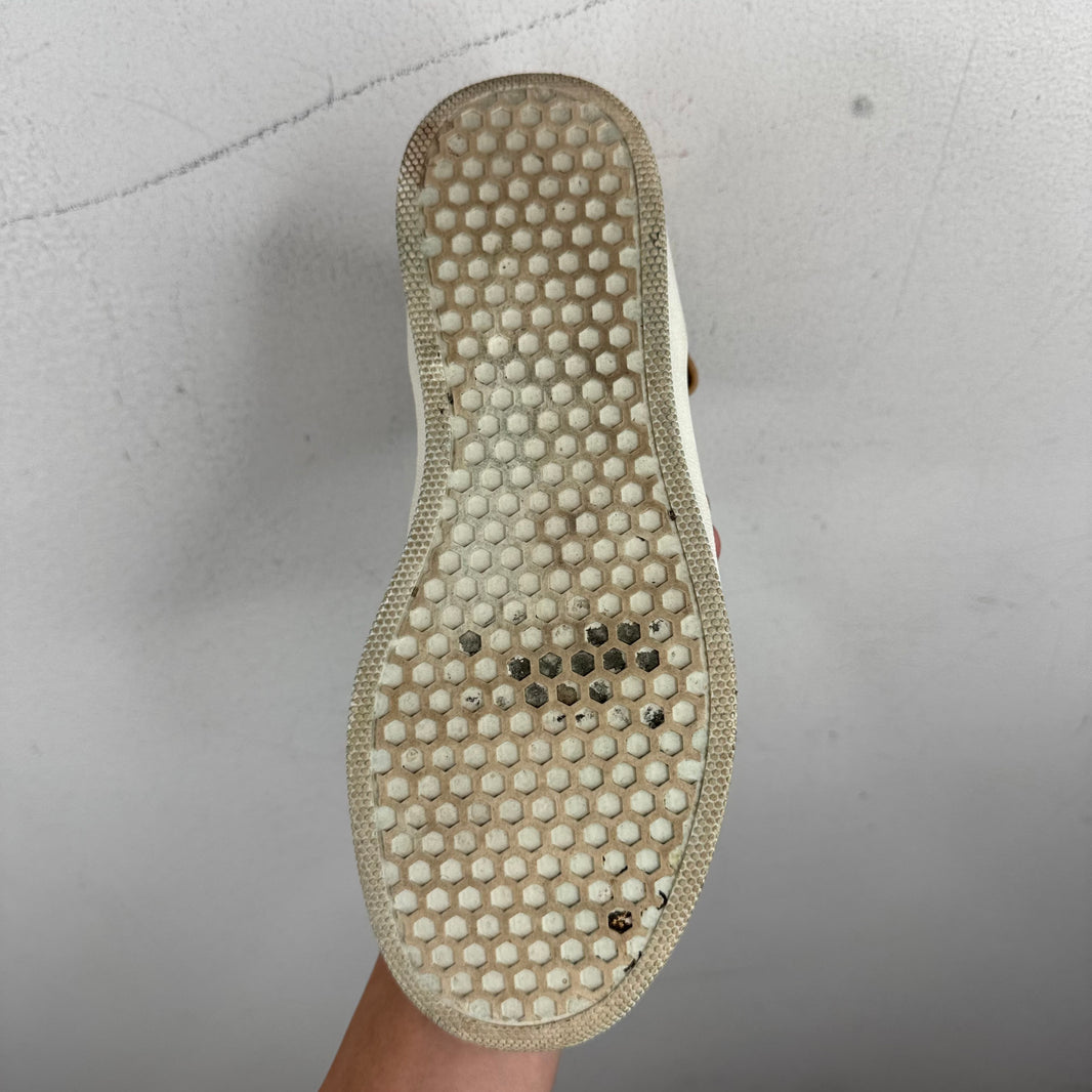 Celine Tan Leather High-Top Sneakers