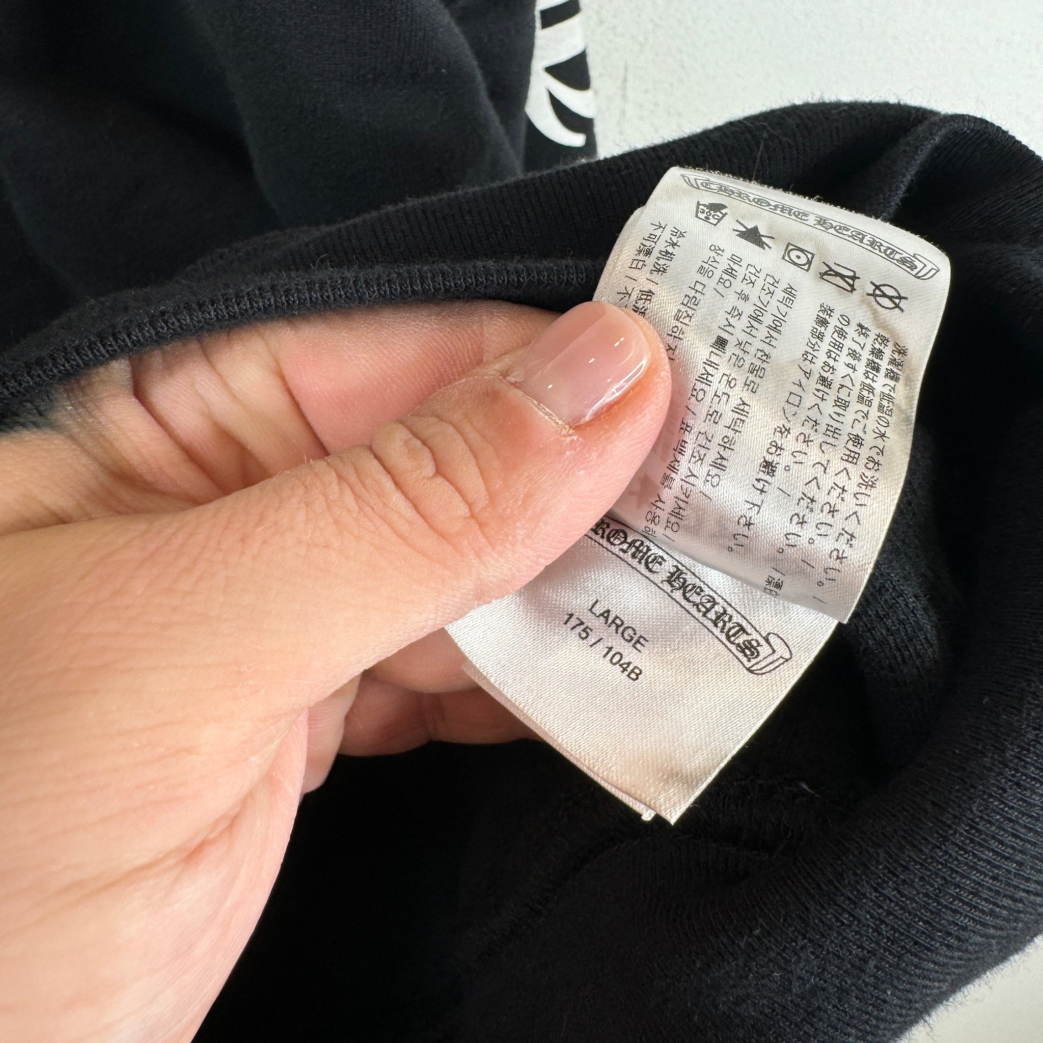 Chrome Hearts Sleeve Print Thermal Lined Zip Hoodie www.Lukes.store