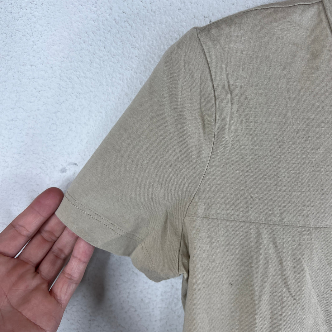 Prada Beige Basic T-Shirt