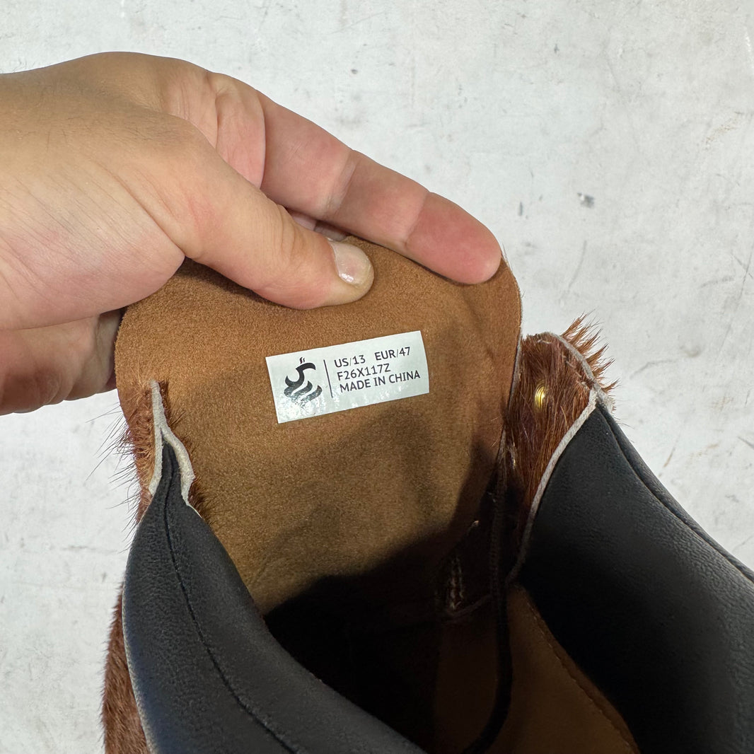 Sicko Ponyhair Hiking Boots