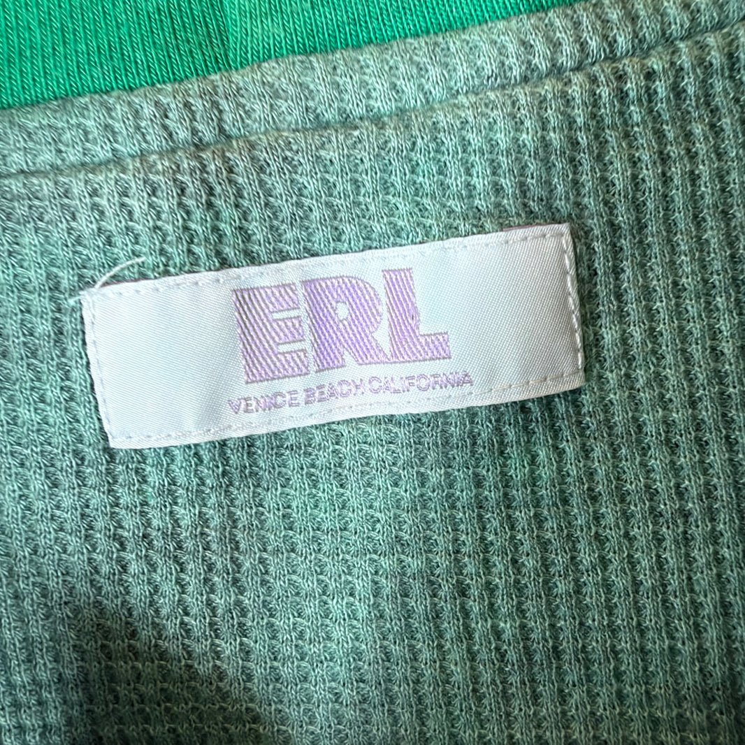 ERL Thermal Zip-Up Hoodie