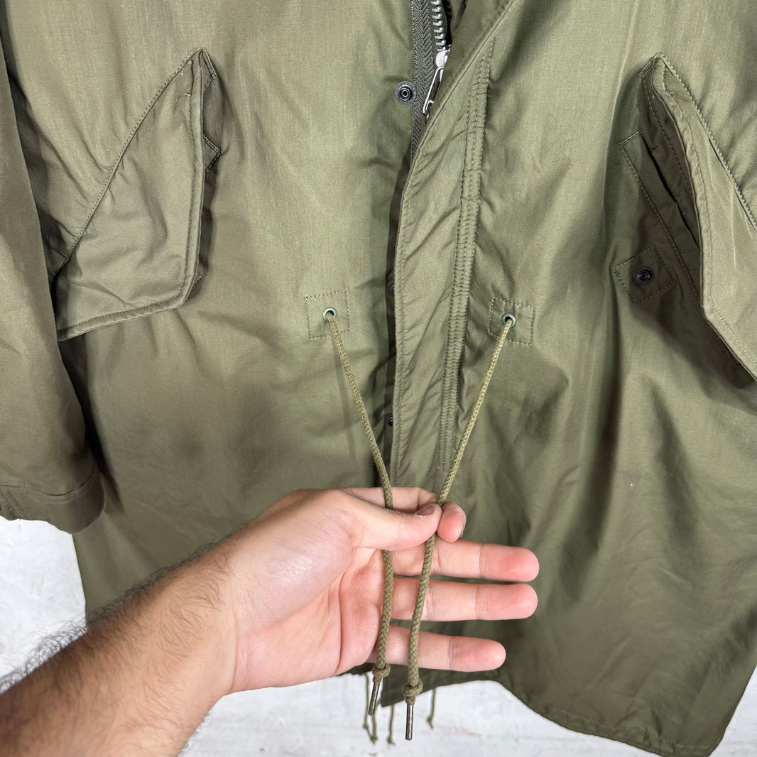 Beams Layered Olive Parka Jacket