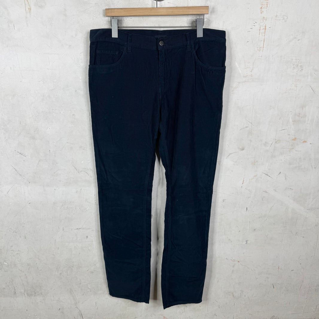 Prada Navy Corduroy Pants