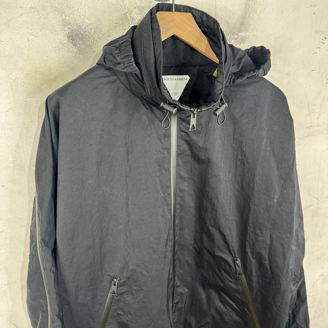 Bottega Veneta Nylon Zippered Shell Jacket