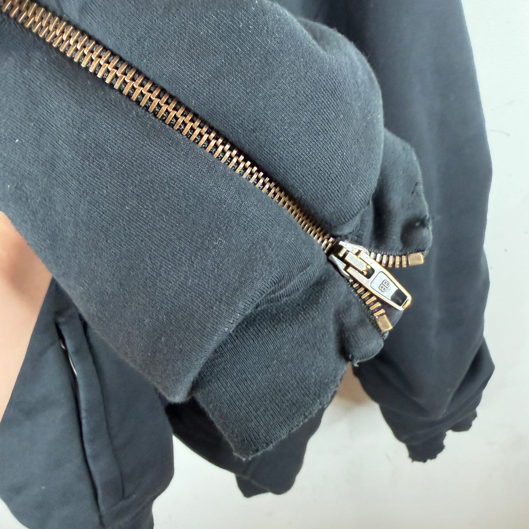 Balenciaga 3B Cotton Hooded Bomber Jacket