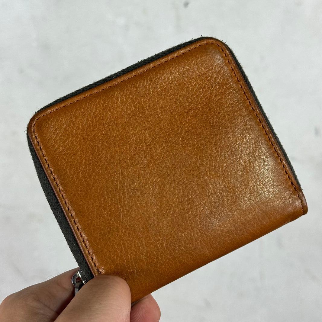 Rick Owens Brown Zip Wallet