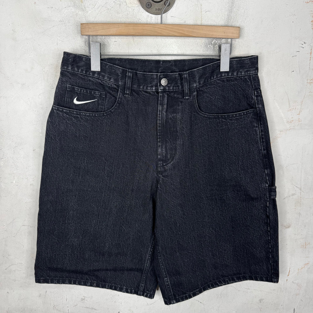 Supreme x Nike Logo Denim Shorts