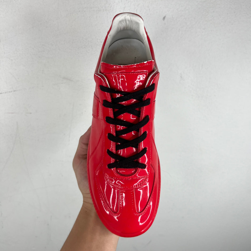 Margiela Red Patent Leather Replica Sneakers