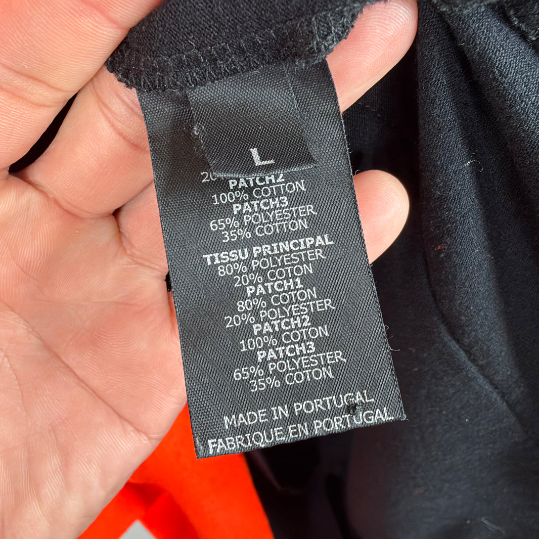 Vetements Orange Reconstructed Graffiti Hoodie