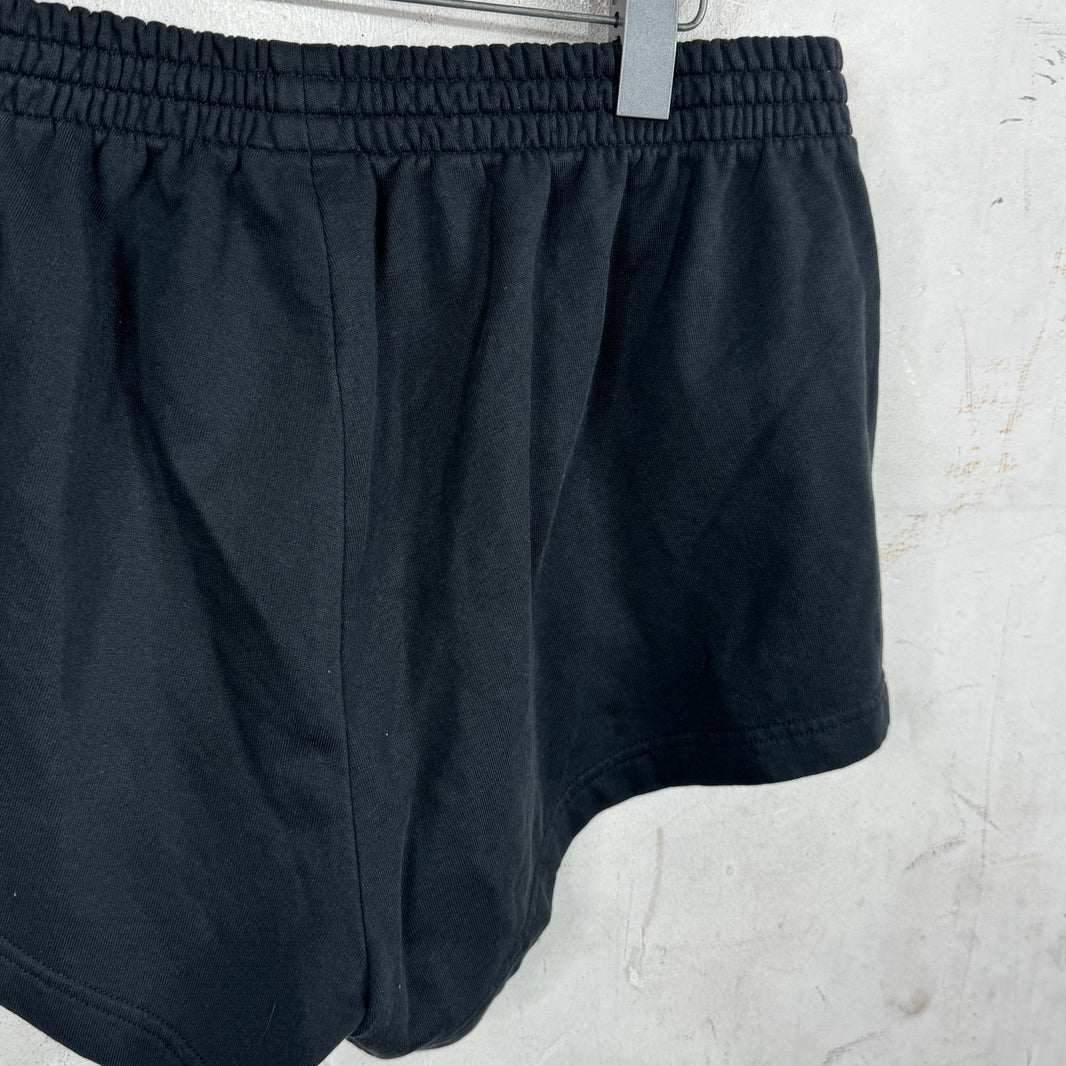 Balenciaga Black Short Sweatshorts