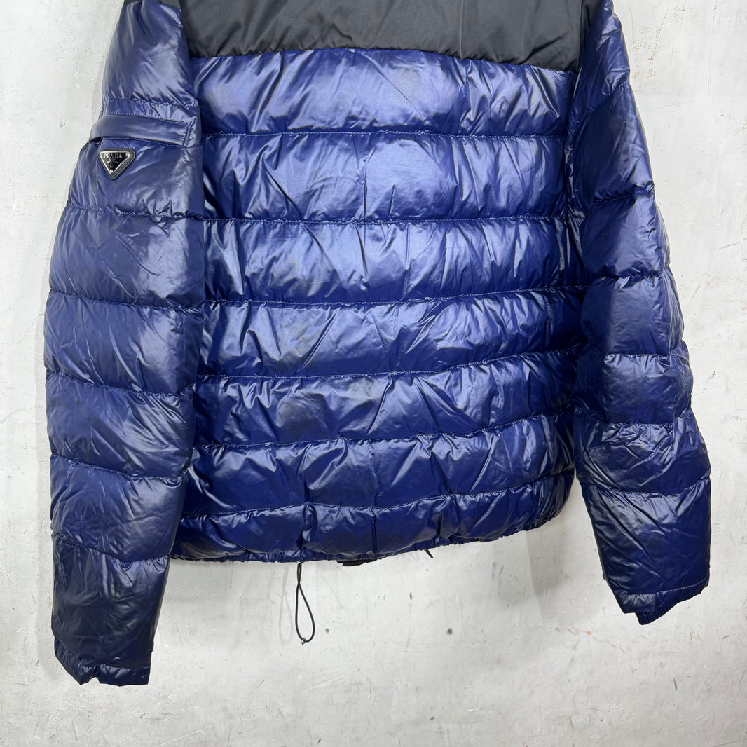 Prada Navy Puffer Jacket