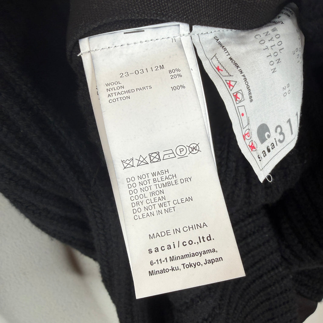 Sacai Carhartt Knit Sweater