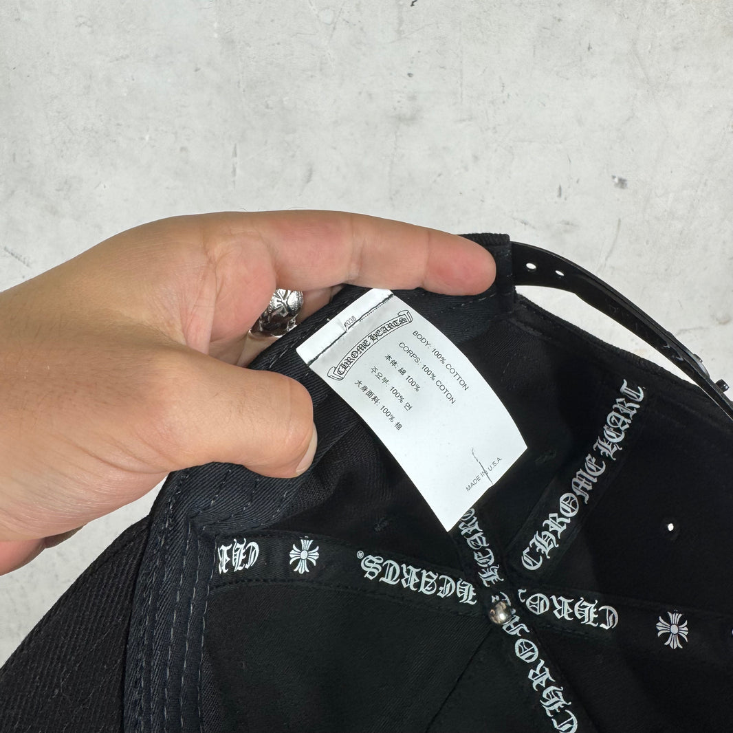 Chrome Hearts Dagger Canvas Baseball Hat