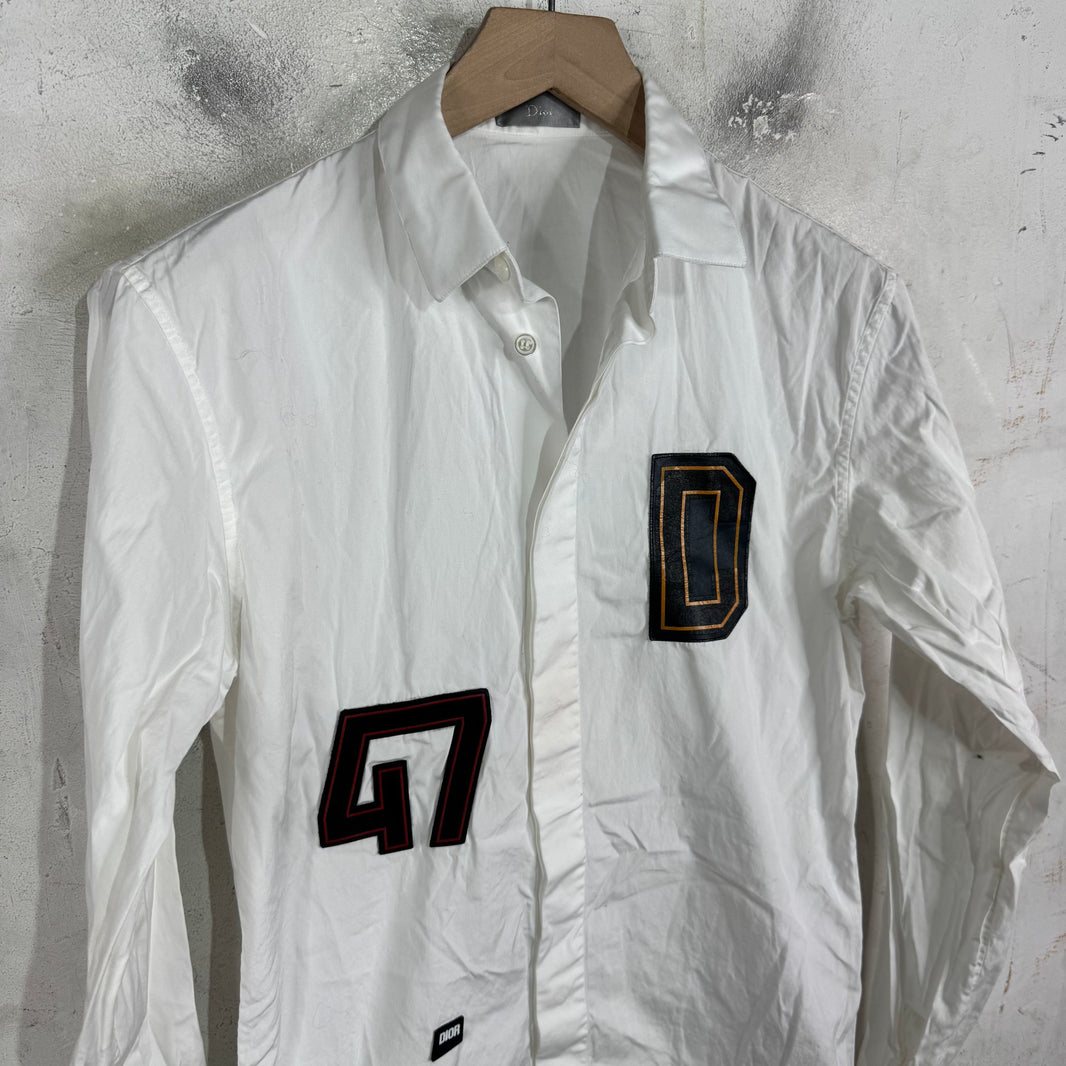 Dior Leather Patched Shirt