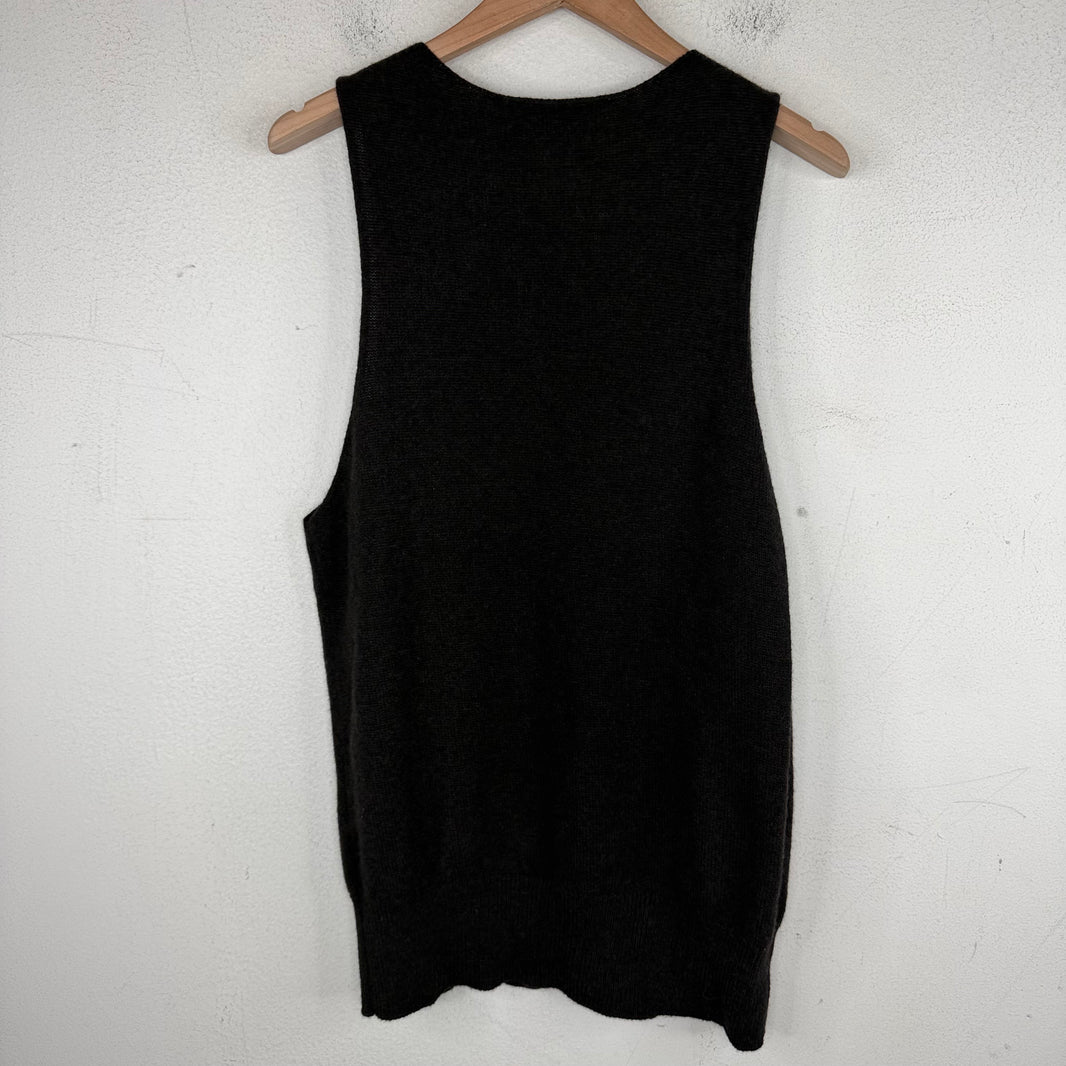 Dries Van Noten Brown Sweater Vest