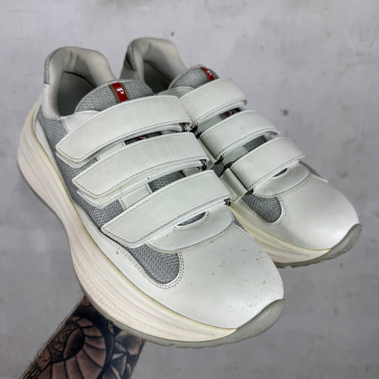 Prada Platformed White Americas Cup